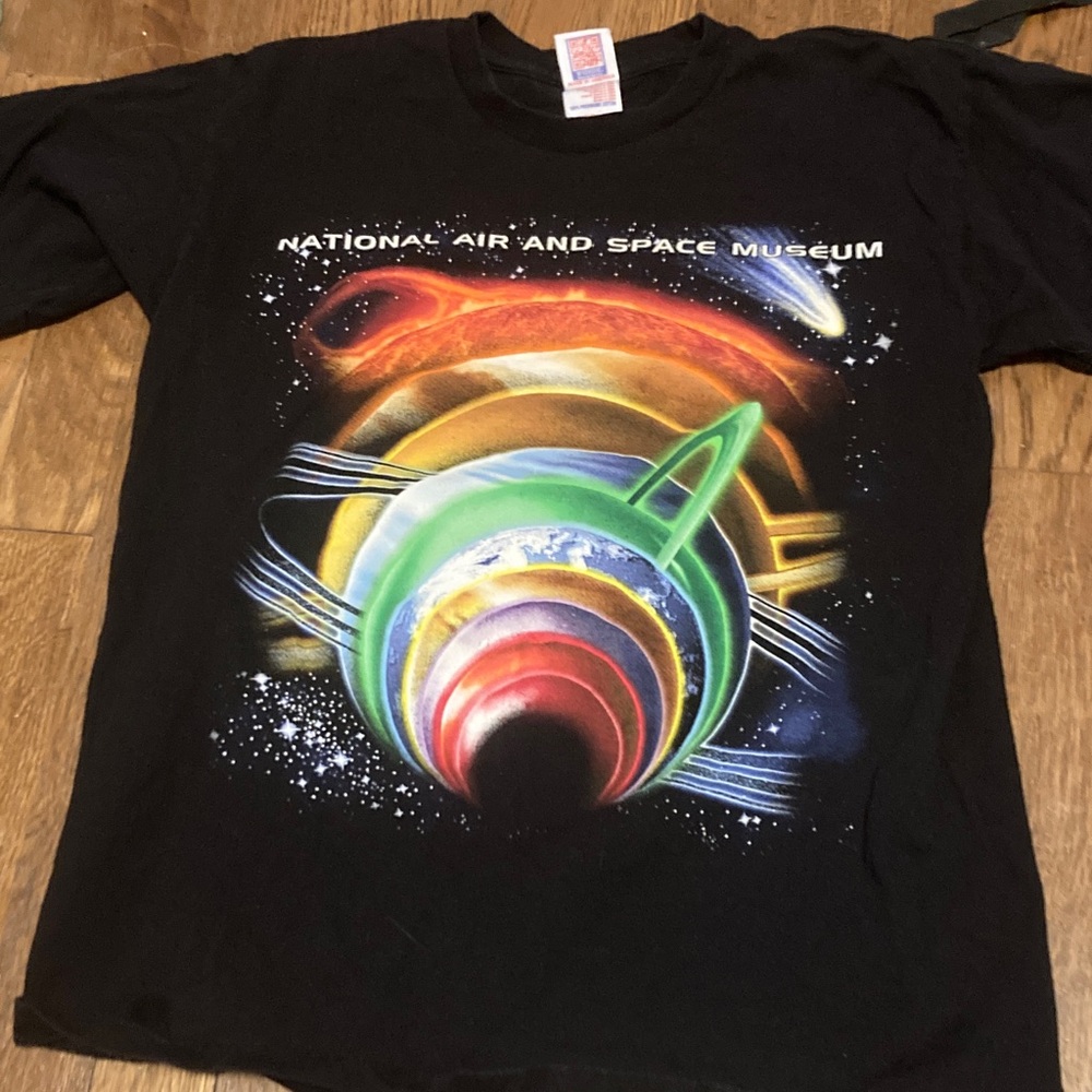 National Air and Space Museum Black Graphic Tee